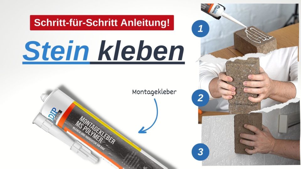 Stein kleben [Anleitung] Steinkleber für den Außenbereich & mehr