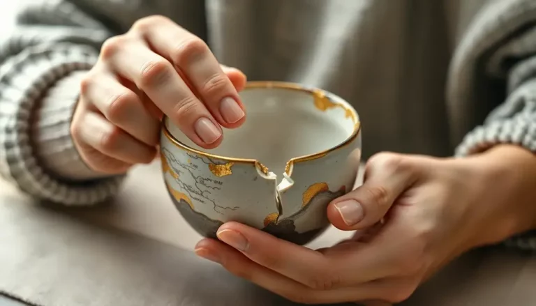 fruehjahrsputz fuer die seele zerbrochene keramik mit kintsugi kleber reparieren 1741074137 »