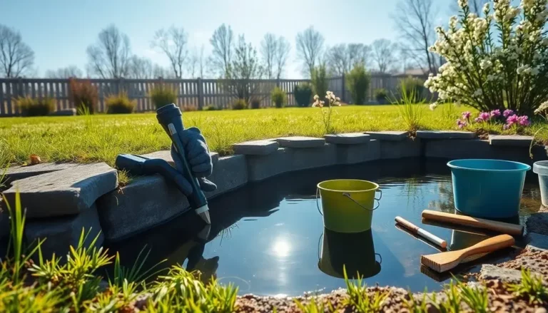 Frühlingsprojekte: Teichbau und -reparatur mit GFK-Kleber