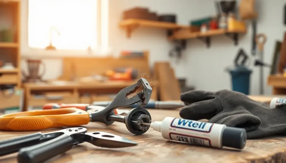 gartengeraete warten bruchstellen an metallteilen mit kaltschweissmittel reparieren 1740815657 &raquo;