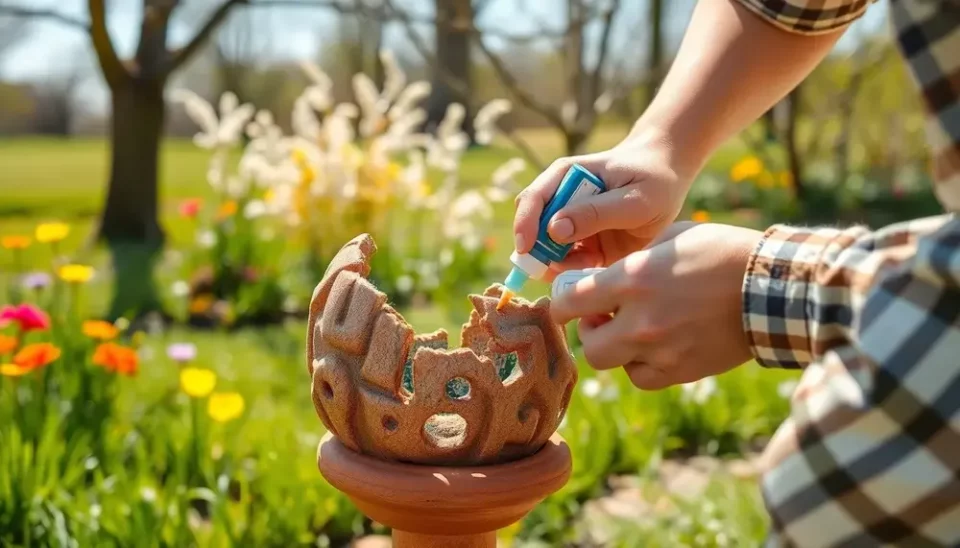 gartenobjekte mit gfk kleber reparieren fruehlingszeit ist aufbereitungszeit 1744271839 »